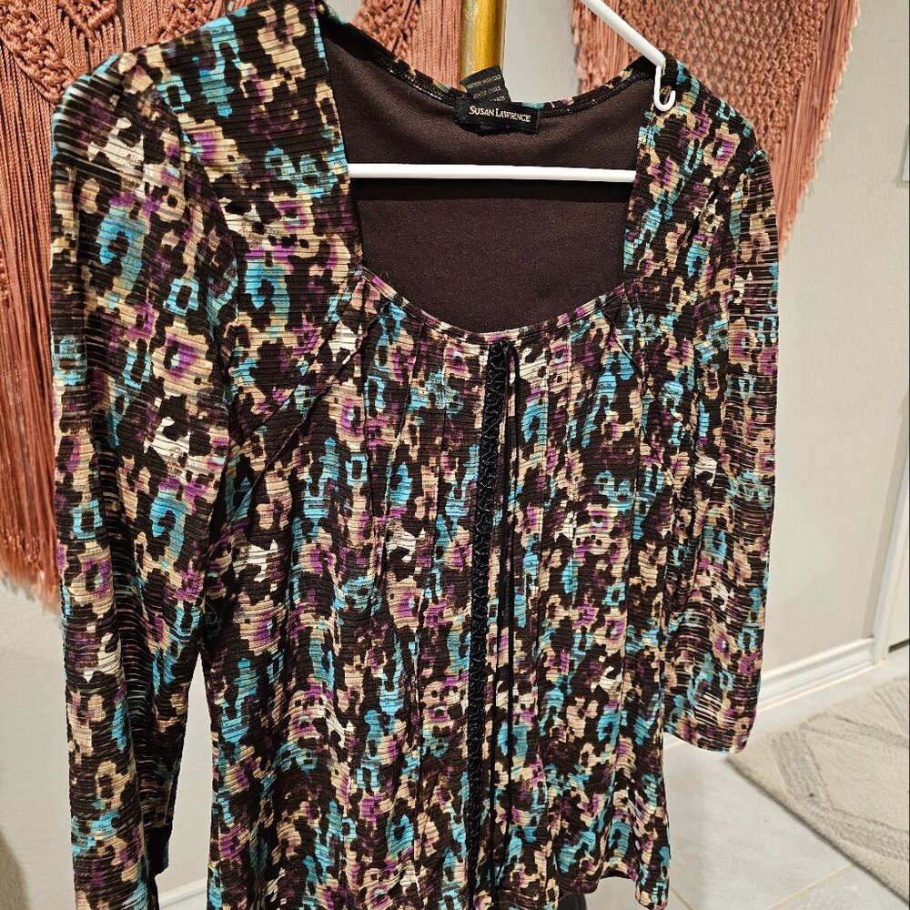 Susan Lawrence Floral Blouse